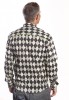 Baïsap - Argyle shirt - Jacquard - Graphic dress shirts, gray checks - #2371