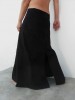 Baïsap - Faldas para hombres - Falda gótica, negra, larga - #522