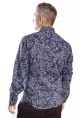 Baïsap - Blue floral dress shirt - Forget-Me-Not 