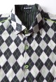 Baïsap - Chemise Jacquard Gris manche courte 