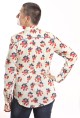 Baïsap - Rot blaue Bluse - Kirsche 