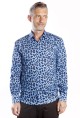 Baïsap - Chemise Léopard Bleu 