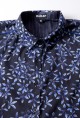 Baïsap - Chemise femme motif petites fleurs - Myosotis 