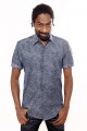 Baïsap - Chambray shirt, short sleeve - New Wave