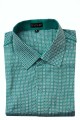 Baïsap - Camisa floral masculina, manga corta - Turquesa