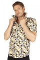 Baïsap - Black and gold shirt - TrianglesBlack and gold shirt - Triangles 