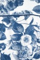Baïsap - Blue flowery shirt - Cyanotype 
