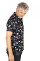 Baïsap - Dark floral shirt - Carnations 