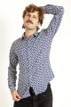 Baïsap -  White and blue shirt - Marine 