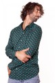 Baïsap - Chemise homme bicolore Écailles 