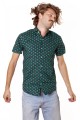 Baïsap - Green short sleeve shirt mens - Scale