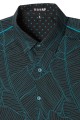 Baïsap - Chemise Feuilles Bleues