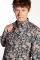 Baïsap - Chemise homme à fleur - Cerisier Bleu