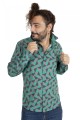 Baïsap - Triangle print shirt - 90's 