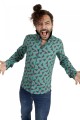 Baïsap - Triangle print shirt - 90's 