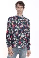 Baïsap - Eggplant dress shirt - Frangipani