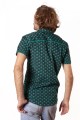 Baïsap - Green short sleeve shirt mens - Scale
