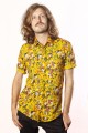 Baïsap - Mustard floral shirt - Sakura 