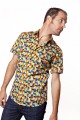 Baïsap - Camisa geometrica manga corta - Vintage