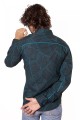 Baïsap - Chemise Feuilles Bleues