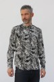 Baïsap - Black and White Palm Tree shirt 