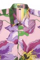 Baïsap - Pink flowery shirt - Colchicum 