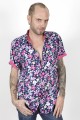 Baïsap - Pink and blue shirt - Liberty 