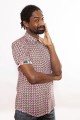 Baïsap - Geometric print shirt for men 