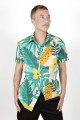 Baïsap - Camisa hawaiana verde - Tropicool