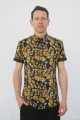Baïsap - Chemisette jaune homme - Cerisier Or