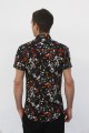 Baïsap - Printed short sleeve shirts - Dark Triangles