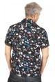 Baïsap - Dark floral shirt - Carnations 