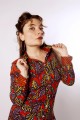 Baïsap - Robe Feuille viscose 