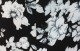 Baïsap - Mens black floral shirt - Gray Flowers 