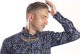 Baïsap - Blue floral dress shirt - Forget-Me-Not 